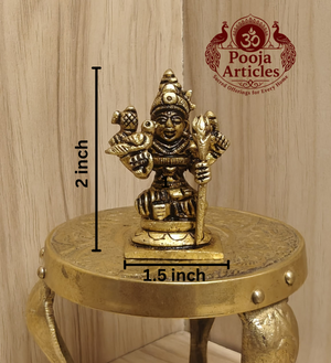 Brass Kamakshi Amman Idol 2 Inch