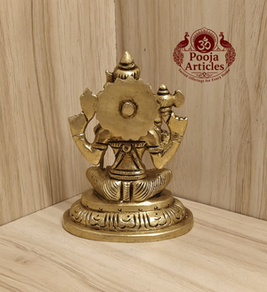 Brass Kamakshi Amman Statue 4 Inch