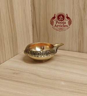 Brass Kuber Diya 2.5 Inch
