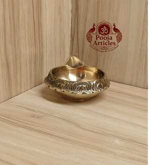 Brass Kuber Diya 3 Inch