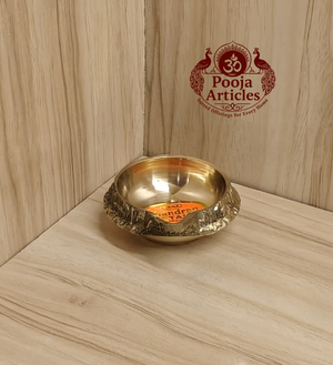 Brass Kuber Diya 3 Inch