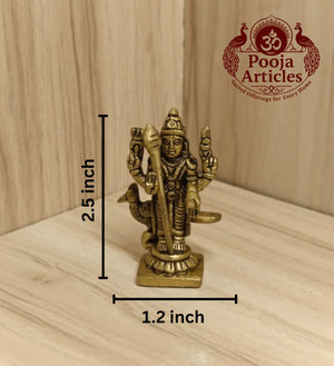 Brass Murugan Idol 2.5 Inch