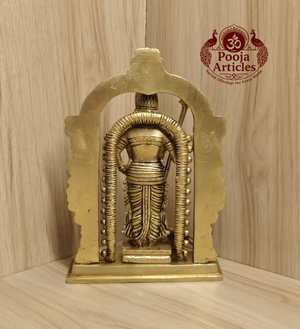 Brass Lord Murugan Statue 8.2 Inch