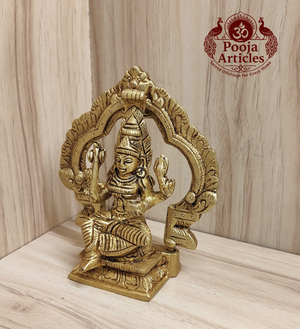 Brass Mariamman Statue 4.2 Inch Pooja Articles