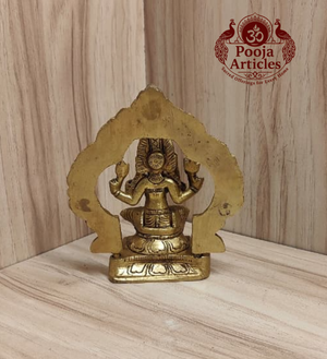 Brass Mariamman Statue 4.2 Inch Pooja Articles