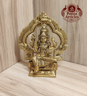 Brass Mariamman Statue 4.2 Inch