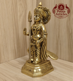 Brass Murugan Silai 7.4 Inch