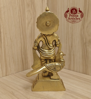 Brass Murugan Silai 7.4 Inch