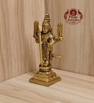 Brass Murugan Statue 4 Inch