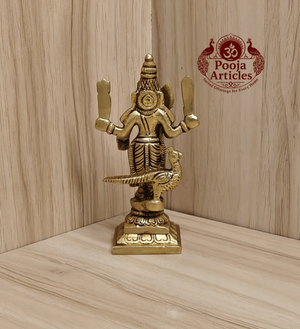 Brass Murugan Statue 4 Inch