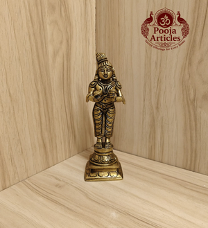 Brass Nalvar Set 5.7 Inch Pooja Articles