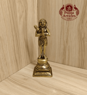 Brass Nalvar Set 5.7 Inch Pooja Articles