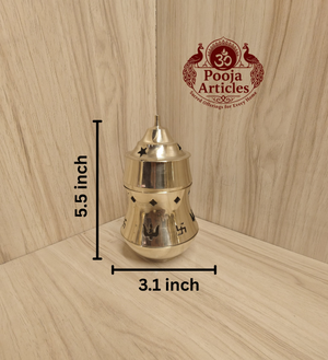 Brass Pacha Kapoora Vilakku 5.5 Inch