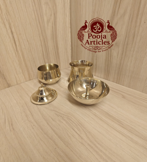Brass Pacha Kapoora Vilakku 5.5 Inch