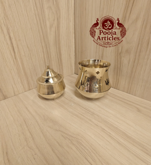 Brass Pacha Kapoora Vilakku 5.5 Inch