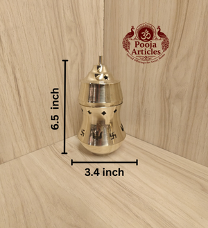 Brass Pachakarpoora Vilakku 6.5 Inch