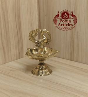 Brass Peacock Diya Size 1 – 3.5 Inch