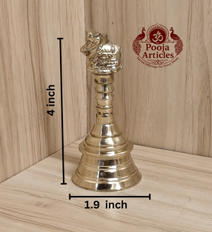 Brass Pooja Bell 4 Inch – 160g