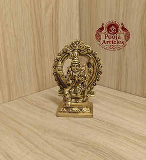 Brass Swarna Akarshana Bhairava Idol 4 Inch