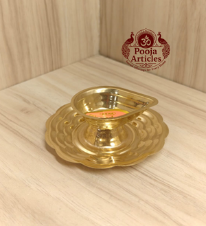 Brass Mini Table Oil Lamp 3.2 Inch