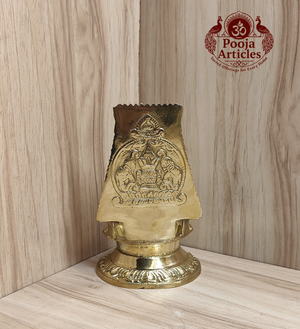 Brass Thiruchendur Gopuram Vilakku 5.5 Inch Pooja Articles