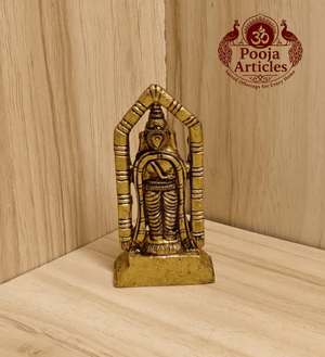 Brass Venkateswara Statue 2.9 Inch