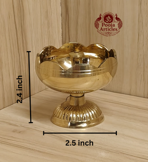 Brass Tomato Diya 2.4 Inch