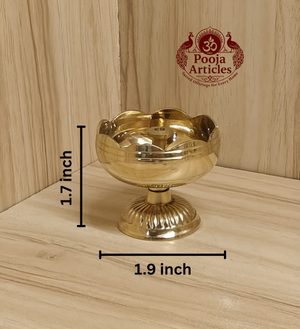 Brass Tomato Diya 1.7 Inch