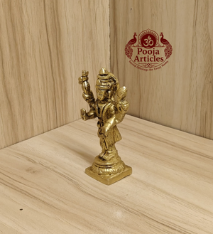 Brass Vasavi Kanyaka Parameshwari Devi Statue 2.9 Inch