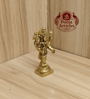 Brass Vasavi Kanyaka Parameshwari Devi Statue 2.9 Inch