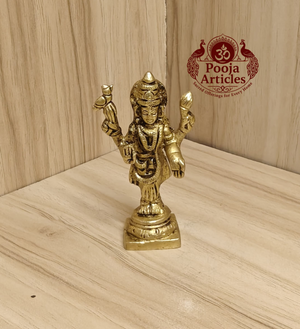 Brass Vasavi Kanyaka Parameshwari Devi Statue 2.9 Inch