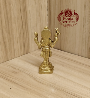 Brass Vasavi Kanyaka Parameshwari Devi Statue 2.9 Inch