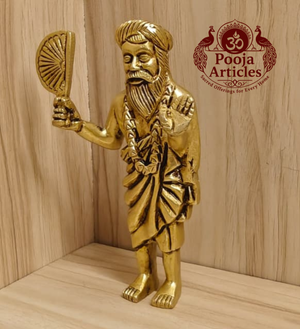 Brass Yogi Ramsuratkumar Statue 5 Inch