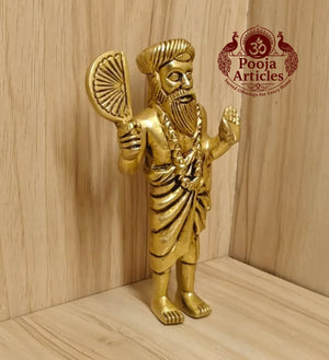 Brass Yogi Ramsuratkumar Statue 5 Inch