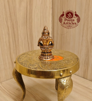 Copper Ayyappan Statue 1.5 Inch