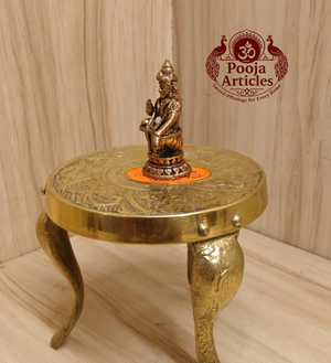 Copper Ayyappan Statue 1.5 Inch