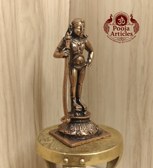Copper Dhandayuthapani Swamy Idol 4.2 Inch