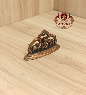 Copper Gaja Lakshmi Idol 1.5 Inch