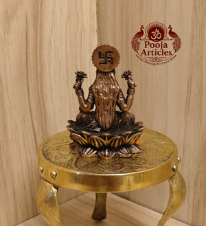 Copper Lakshmi Idol 2.4 Inch