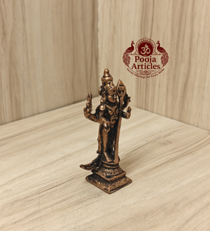Copper Murugan Statue 3 Inch