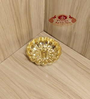 Brass Lotus Agarbatti Stand Size 1
