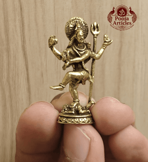 Miniature Brass Nataraja Statue 1.8 Inch