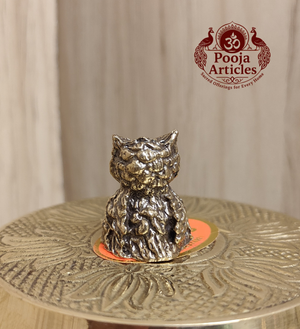 Miniature Brass Owl Figurine 1 Inch