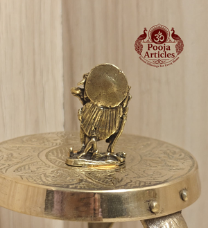 Miniature Brass Goddess Kali Idol 1.5 Inch