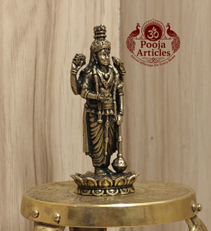 Premium Brass Guruvayoorappan Idol 3 Inch