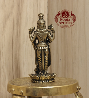 Premium Brass Guruvayoorappan Idol 3 Inch