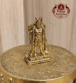 Premium Brass Karuppasamy Statue 1.6 Inch Pooja Articles