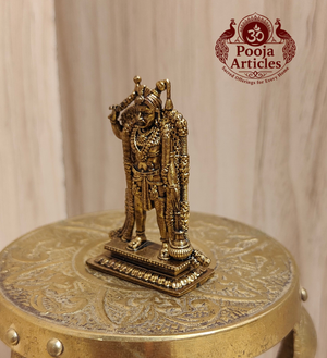 Premium Brass Karuppasamy Statue 1.9 Inch Pooja Articles