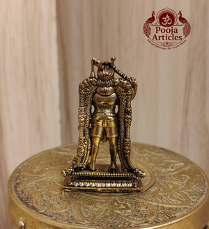Premium Brass Karuppasamy Statue 1.9 Inch Pooja Articles