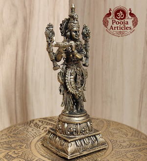 Premium Brass Krishna Statue 3.6 Inch Pooja Articles